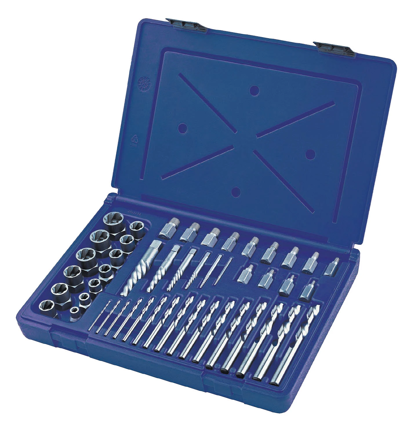 IRWIN Screw Extractors & Sets Hanson 48Pc Master Extractor and Drill Bit Set 3 IRWIN Screw Extractors & Sets Hanson 48Pc Master Extractor and Drill Bit Set
