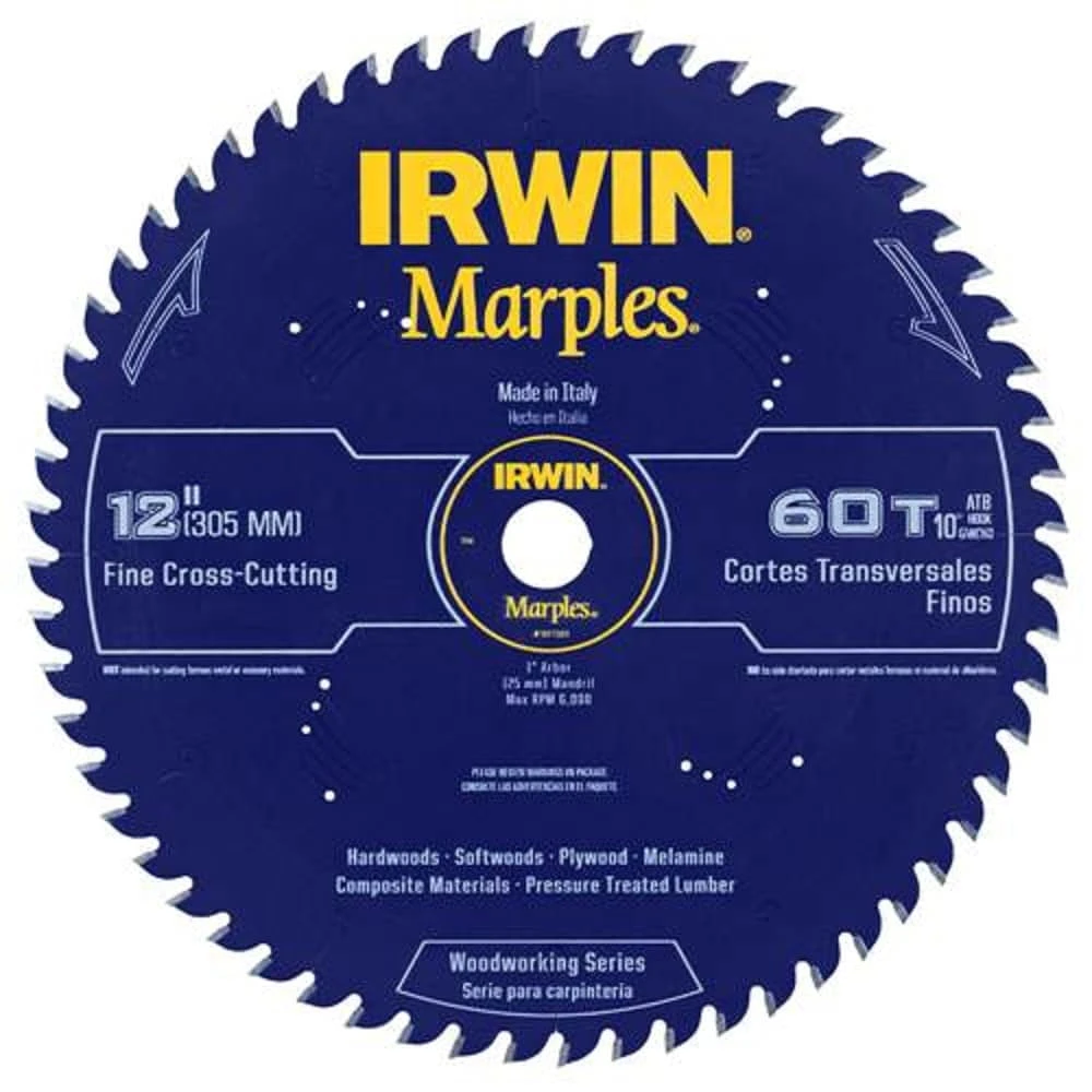 IRWIN Circular Saw Blades Marples 12-in 3 IRWIN Circular Saw Blades Marples 12-in
