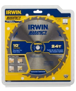 IRWIN Circular Saw Blades Marathon 10-in 24-Tooth Carbide Miter/Table Saw Blade -IRWIN Store 05385557