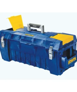 IRWIN Portable Tool Boxes 29-in Blue Resin Lockable Tool Box