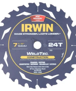 IRWIN Circular Saw Blades Marathon with Weldtec 7-1/4-in 24-Tooth Carbide Circular Saw Blade 10 IRWIN Circular Saw Blades Marathon with Weldtec 7-1/4-in 24-Tooth Carbide Circular Saw Blade -IRWIN Store 07784442