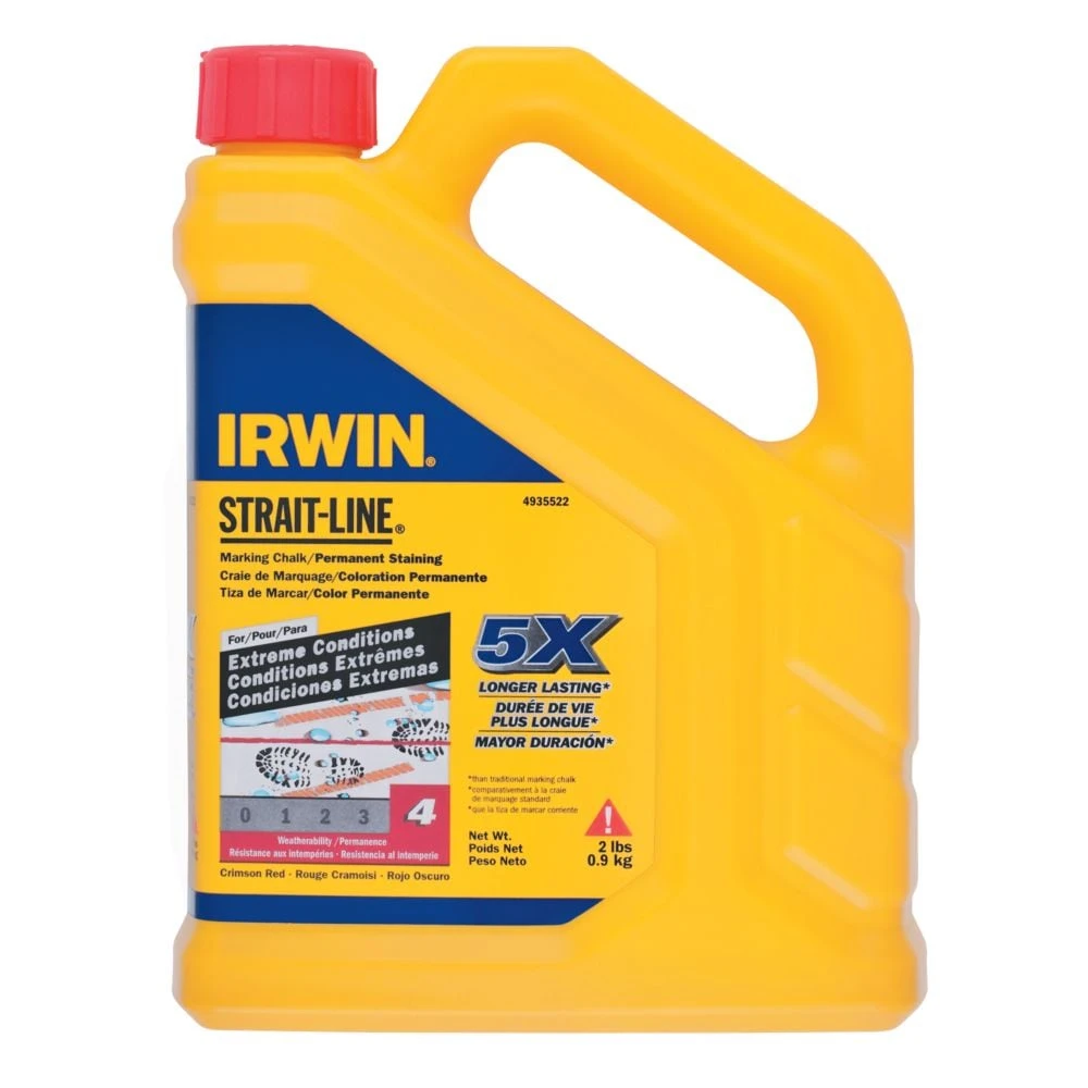 IRWIN STRAIT-LINE 2-1/2-lb Permanent Staining Line Chalk 3 IRWIN STRAIT-LINE 2-1/2-lb Permanent Staining Line Chalk