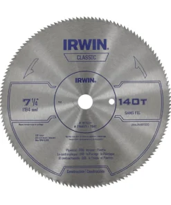 IRWIN Circular Saw Blades Classic 7-1/4-in 140-Tooth Carbide Circular Saw Blade