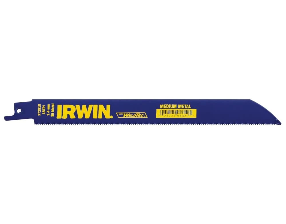 IRWIN Reciprocating Saw Blades Bi-Metal 8-in 18-TPI Metal Cutting Reciprocating Saw Blade 3 IRWIN Reciprocating Saw Blades Bi-Metal 8-in 18-TPI Metal Cutting Reciprocating Saw Blade