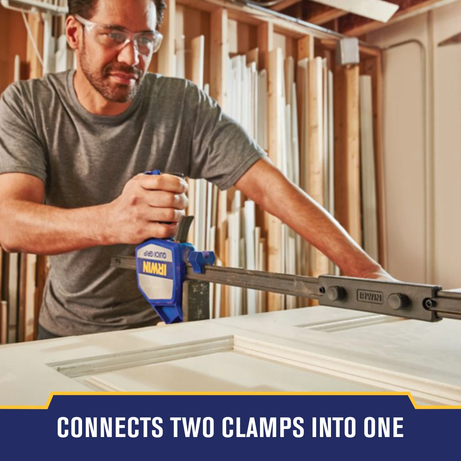 IRWIN Clamp Attachments QUICK-GRIP Heavy-Duty Clamp Coupler 3 IRWIN Clamp Attachments QUICK-GRIP Heavy-Duty Clamp Coupler - Image 2