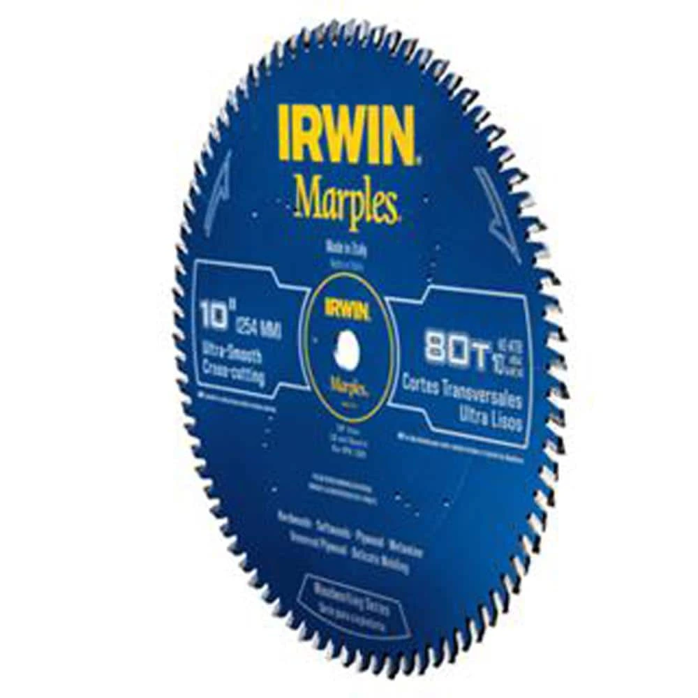 IRWIN Circular Saw Blades Marples 10-in 80-Tooth Carbide Miter/Table Saw Blade 4 IRWIN Circular Saw Blades Marples 10-in 80-Tooth Carbide Miter/Table Saw Blade - Image 2