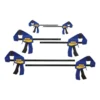 IRWIN Clamps QUICK-GRIP 6-Pack Assorted Light-Duty One Handed Bar Clamp -IRWIN Store 10483929