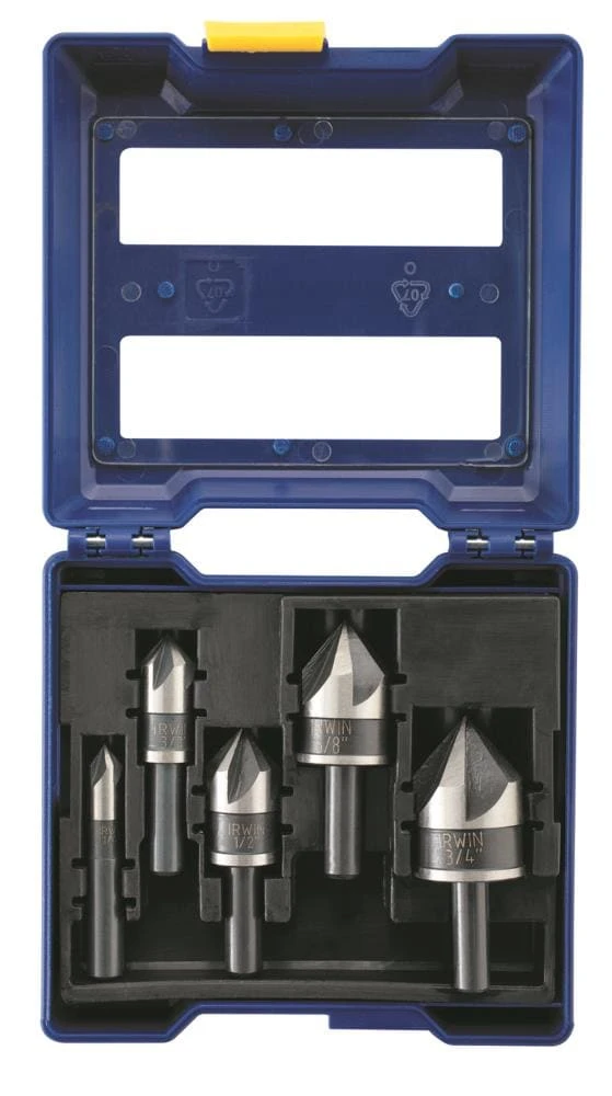 IRWIN Twist Drill Bits 5-Piece Assorted x Set Black Oxide Coated Hss Twist Drill Bit Set 3 IRWIN Twist Drill Bits 5-Piece Assorted x Set Black Oxide Coated Hss Twist Drill Bit Set