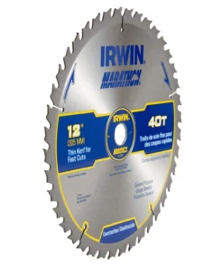 IRWIN Circular Saw Blades Marathon 12-in 40-Tooth Carbide Miter/Table Saw Blade -IRWIN Store 16276850