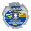 IRWIN Circular Saw Blades Marathon with Weldtec 7-1/4-in 6-Tooth Tungsten Carbide-tipped Steel Circular Saw Blade -IRWIN Store 16302588