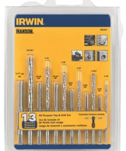 IRWIN Tap & Drill Sets HANSON 13-Pack SAE Tap and Drill Set