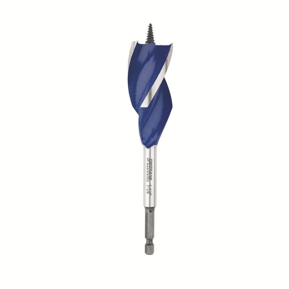 IRWIN Woodboring Drill Bits SPEEDBOR MAX 1-1/4-in Woodboring Tri-flute Drill Bit 3 IRWIN Woodboring Drill Bits SPEEDBOR MAX 1-1/4-in Woodboring Tri-flute Drill Bit