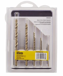IRWIN Screw Extractors & Sets Spiral Ext and Drill Bit 10 piece Set -IRWIN Store 16655031