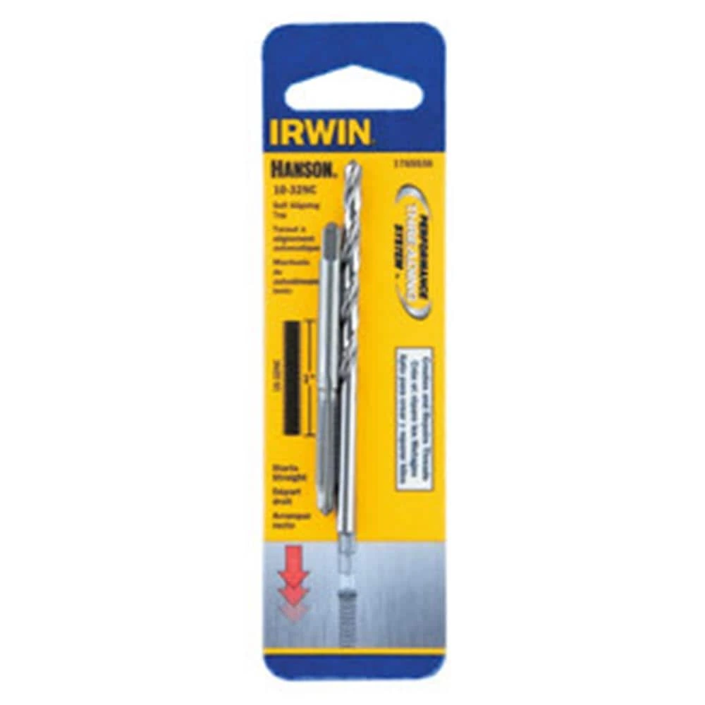 IRWIN Tap & Drill Sets Hanson 2-Pack SAE Tap and Drill Set 3 IRWIN Tap & Drill Sets Hanson 2-Pack SAE Tap and Drill Set