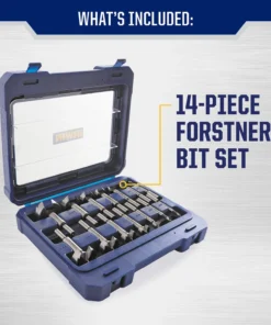IRWIN Woodboring Drill Bits Marples 14-Piece 3/8-in Woodboring Forstner Drill Bit Set -IRWIN Store 17683983