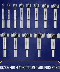 IRWIN Woodboring Drill Bits Marples 14-Piece 3/8-in Woodboring Forstner Drill Bit Set -IRWIN Store 17683985