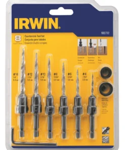 IRWIN Twist Drill Bits 8-Piece Assorted x Set High-speed Steel Twist Drill Bit Set -IRWIN Store 18258700