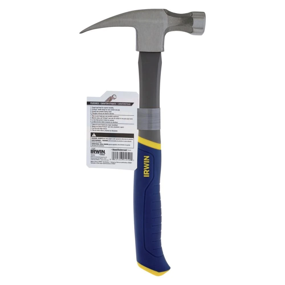 IRWIN Hammers 16-oz Smooth Face Steel Head Fiberglass Framing Hammer 11 IRWIN Hammers 16-oz Smooth Face Steel Head Fiberglass Framing Hammer - Image 9