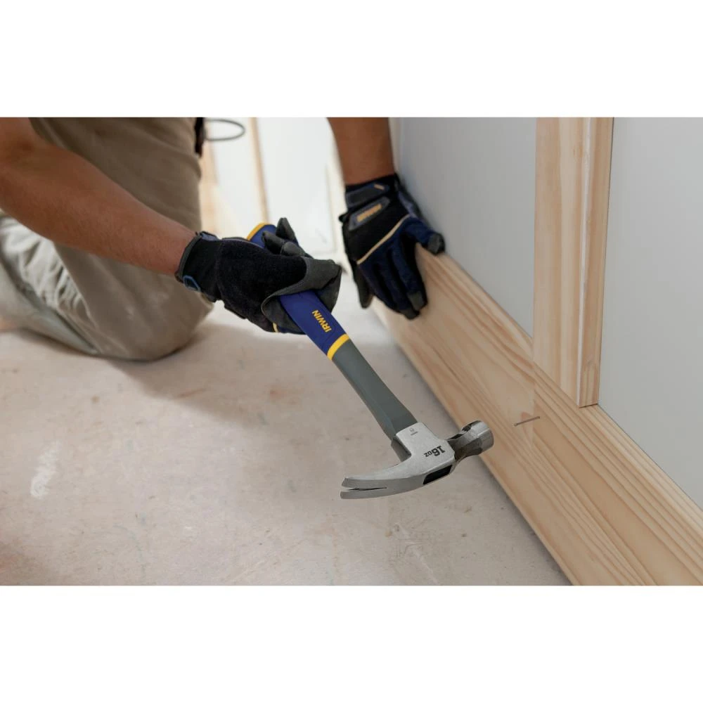 IRWIN Hammers 16-oz Smooth Face Steel Head Fiberglass Framing Hammer 12 IRWIN Hammers 16-oz Smooth Face Steel Head Fiberglass Framing Hammer - Image 10