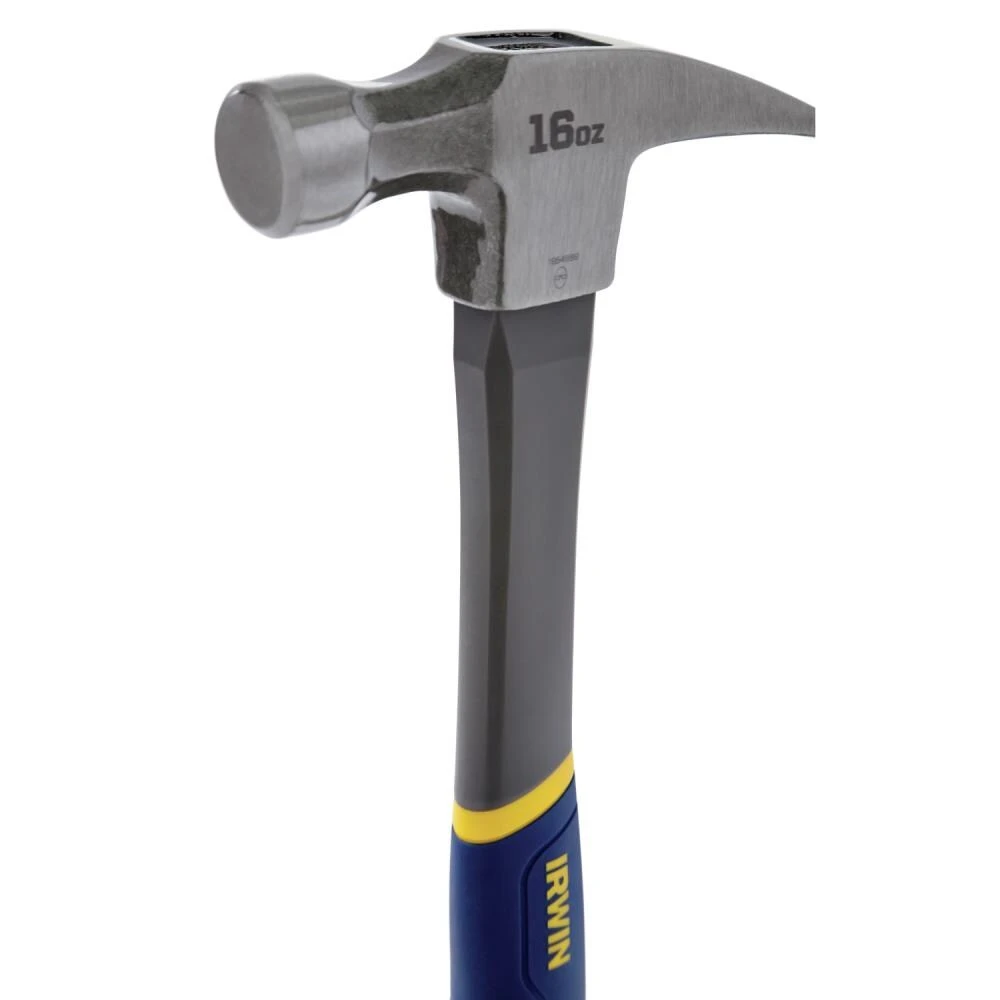 IRWIN Hammers 16-oz Smooth Face Steel Head Fiberglass Framing Hammer 9 IRWIN Hammers 16-oz Smooth Face Steel Head Fiberglass Framing Hammer - Image 7
