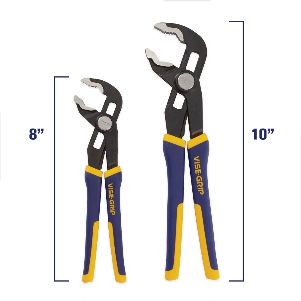 IRWIN Plier Sets VISE-GRIP GrooveLock 2-Pack Tongue & Groove Plier Set 9 IRWIN Plier Sets VISE-GRIP GrooveLock 2-Pack Tongue & Groove Plier Set - Image 7