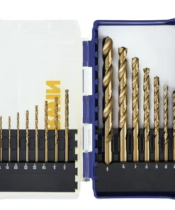 IRWIN Twist Drill Bits 15-Piece Assorted x Set Cobalt Twist Drill Bit Set