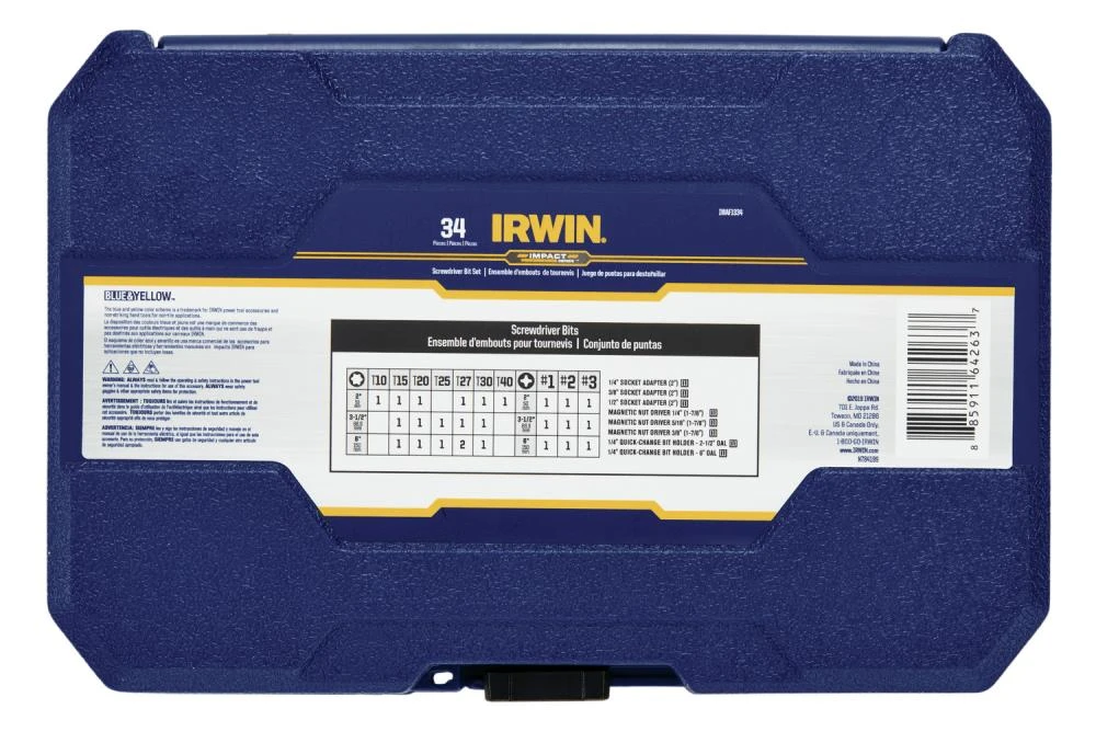 IRWIN Impact Driver Bits Impact 34-Piece Impact Driver Bit Set 4 IRWIN Impact Driver Bits Impact 34-Piece Impact Driver Bit Set - Image 2
