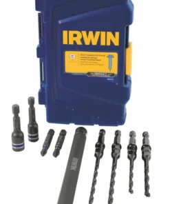 IRWIN Masonry Drill Bits 9-Piece x Set Carbide Masonry Drill Bit Set for Rotary Drill/Impact Driver -IRWIN Store 18258903