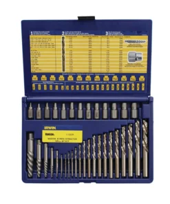 IRWIN Screw Extractors & Sets Extractor and DRL Bit 35PC Set -IRWIN Store 18259734