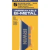 IRWIN Replacement Utility Blades Bi-Metal3/4-in Utility Razor Blade(5-Pack) -IRWIN Store 18259813