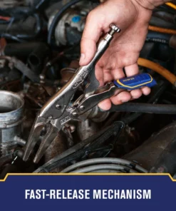 IRWIN VISE-GRIP Fast Release 9-in Long Nose Locking Pliers with Wire Cutter -IRWIN Store 18313242