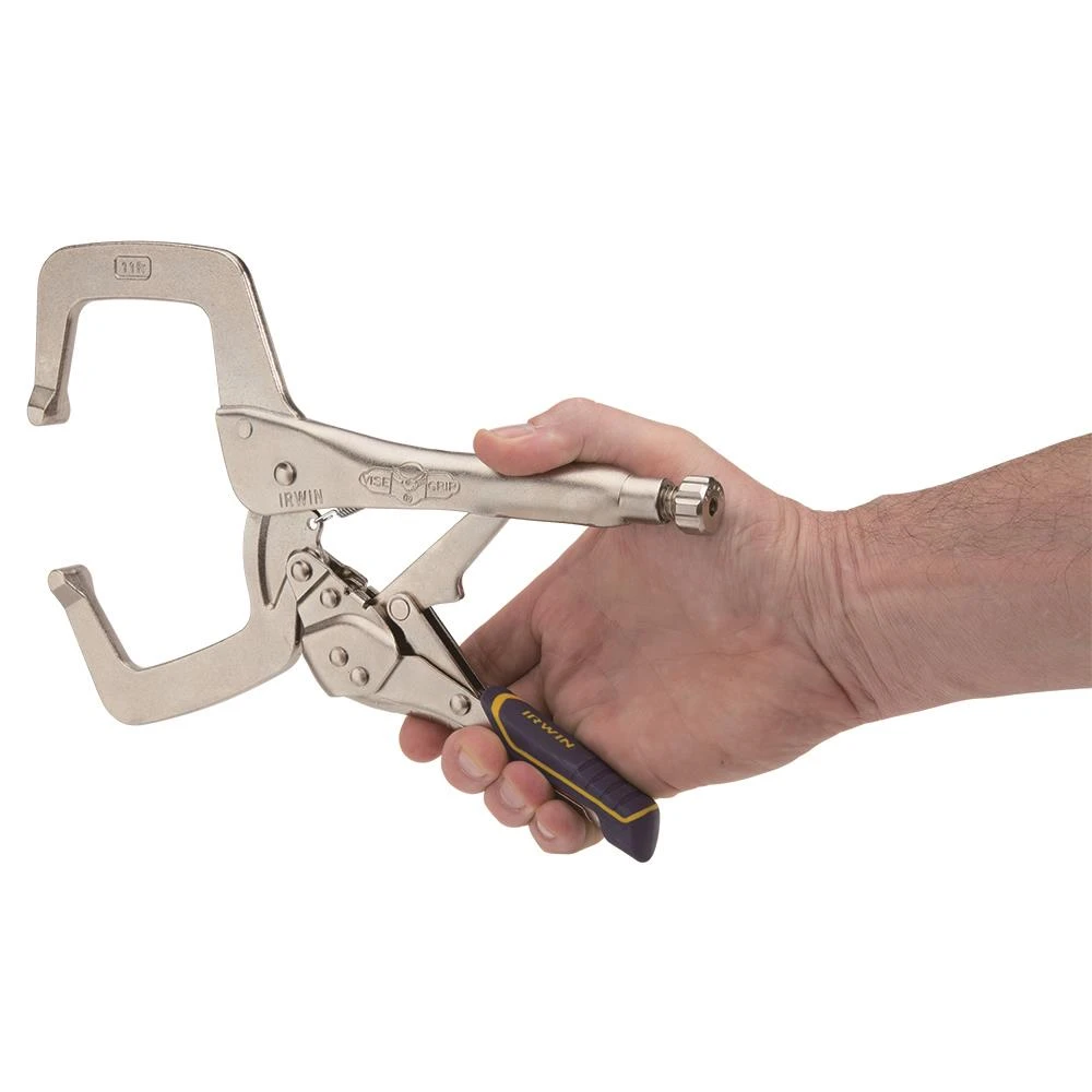 IRWIN VISE-GRIP Reduced Hand Span Fast Release 11-in Welding C-clamp Locking Pliers 12 IRWIN VISE-GRIP Reduced Hand Span Fast Release 11-in Welding C-clamp Locking Pliers - Image 10