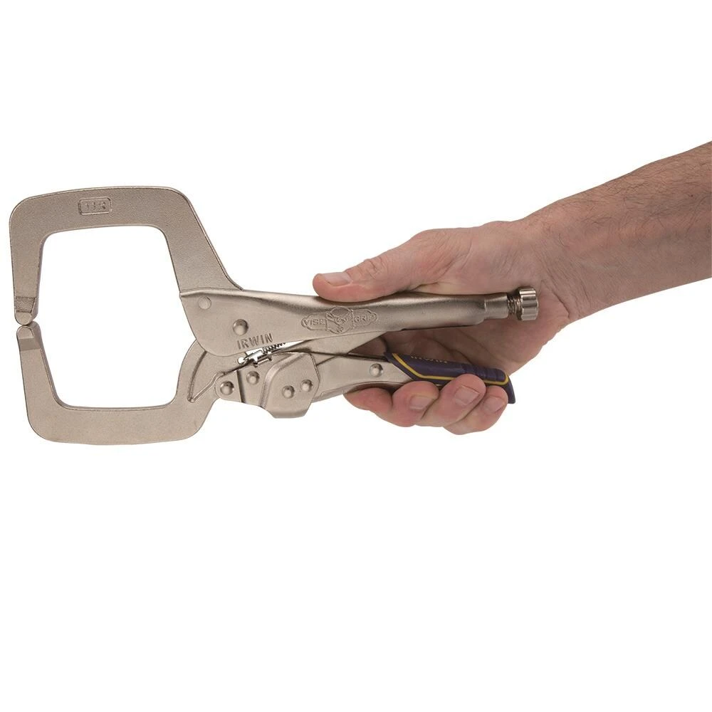 IRWIN VISE-GRIP Reduced Hand Span Fast Release 11-in Welding C-clamp Locking Pliers 11 IRWIN VISE-GRIP Reduced Hand Span Fast Release 11-in Welding C-clamp Locking Pliers - Image 9