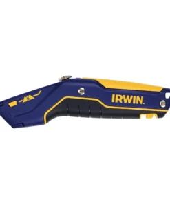 IRWIN Utility Knives 3/4-in 1-Blade Retractable Utility Knife with On Tool Blade Storage