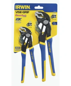 IRWIN Plier Sets VISE-GRIP GrooveLock 2-Pack Tongue & Groove Plier Set 27 IRWIN Plier Sets VISE-GRIP GrooveLock 2-Pack Tongue & Groove Plier Set -IRWIN Store 40776048