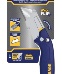 IRWIN Utility Knives Pro flip 1-Blade Folding Utility Knife with On Tool Blade Storage 21 IRWIN Utility Knives Pro flip 1-Blade Folding Utility Knife with On Tool Blade Storage -IRWIN Store 42360726