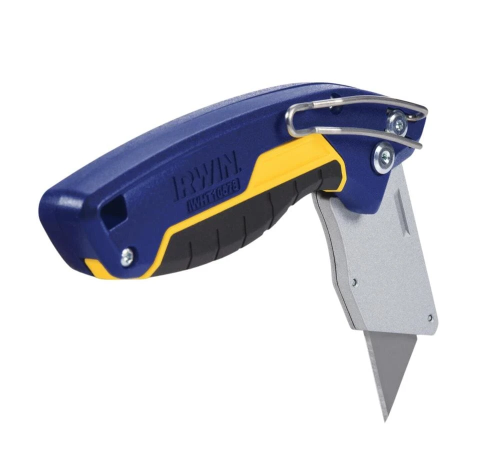 IRWIN Utility Knives Pro flip 3-Blade Folding Utility Knife with On Tool Blade Storage 8 IRWIN Utility Knives Pro flip 3-Blade Folding Utility Knife with On Tool Blade Storage - Image 6