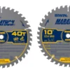 IRWIN Circular Saw Blades Irwin Marathon Large Diameter Saw Blades Marathon 2-Pack 10-in 40-Tooth Tungsten Carbide-tipped Steel Miter/Table Saw Blade Set -IRWIN Store 44080526 scaled