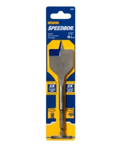 IRWIN Woodboring Drill Bits 1-1/2-in Woodboring Spade Drill Bit 17 IRWIN Woodboring Drill Bits 1-1/2-in Woodboring Spade Drill Bit -IRWIN Store 44313311