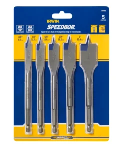 IRWIN Woodboring Drill Bits 5-Piece Assorted Woodboring Spade Drill Bit Set -IRWIN Store 44340707