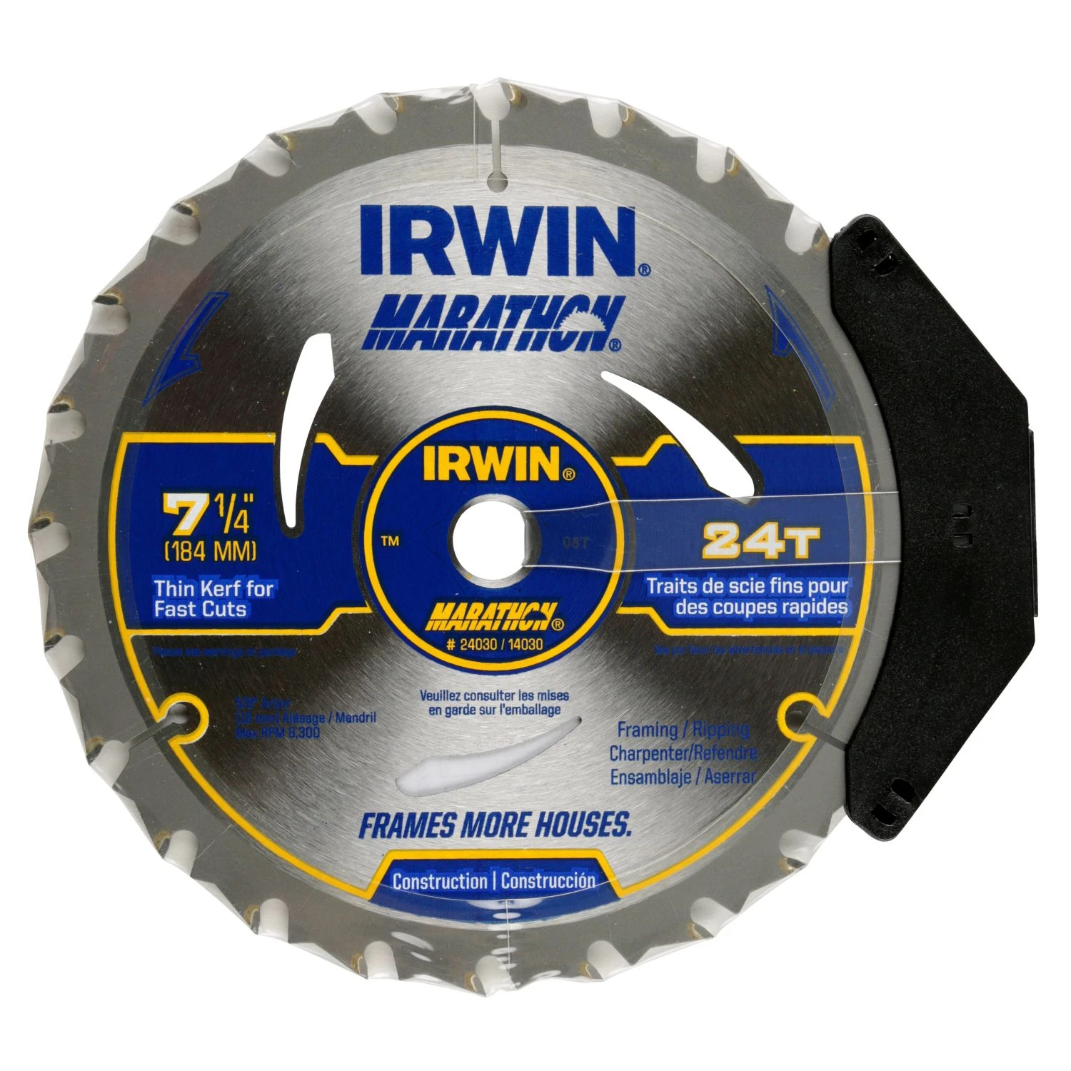 IRWIN Circular Saw Blades Marathon 7-1/4-in 24-Tooth Segmented Carbide Circular Saw Blade 5 IRWIN Circular Saw Blades Marathon 7-1/4-in 24-Tooth Segmented Carbide Circular Saw Blade - Image 3